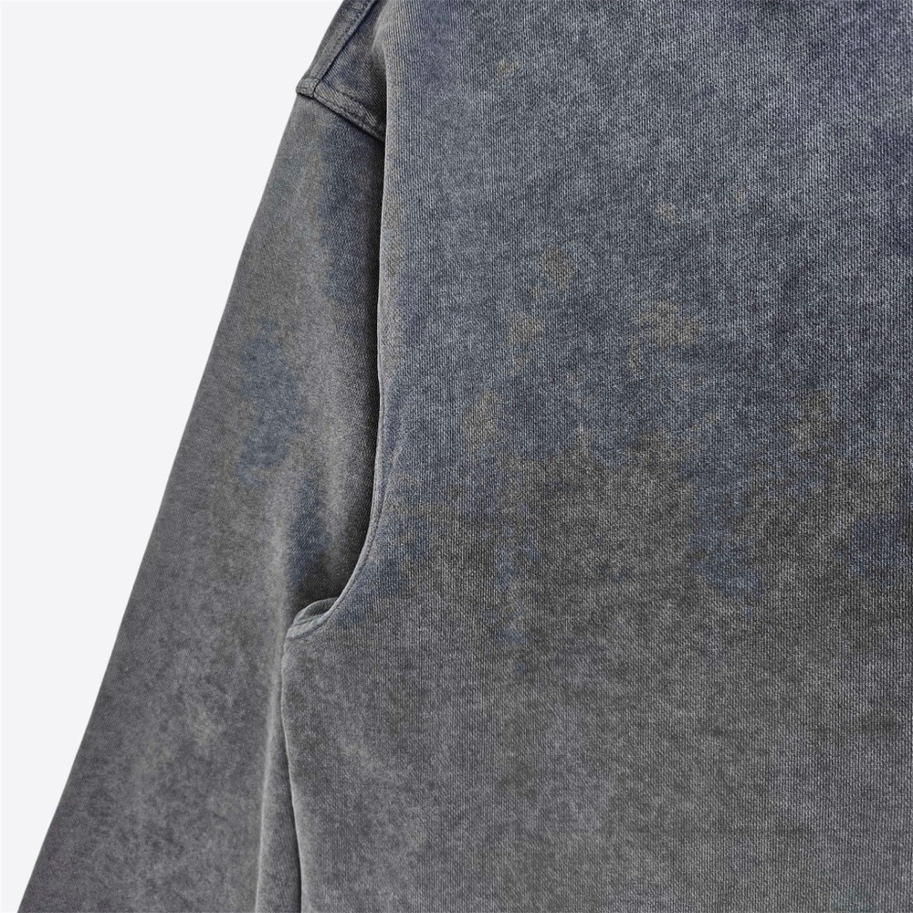 GAP Worldwide Logo Hoodie Acid Wash Navy Sweatshirt Dark Night Mens Size XL Tall - Picture 9 of 11